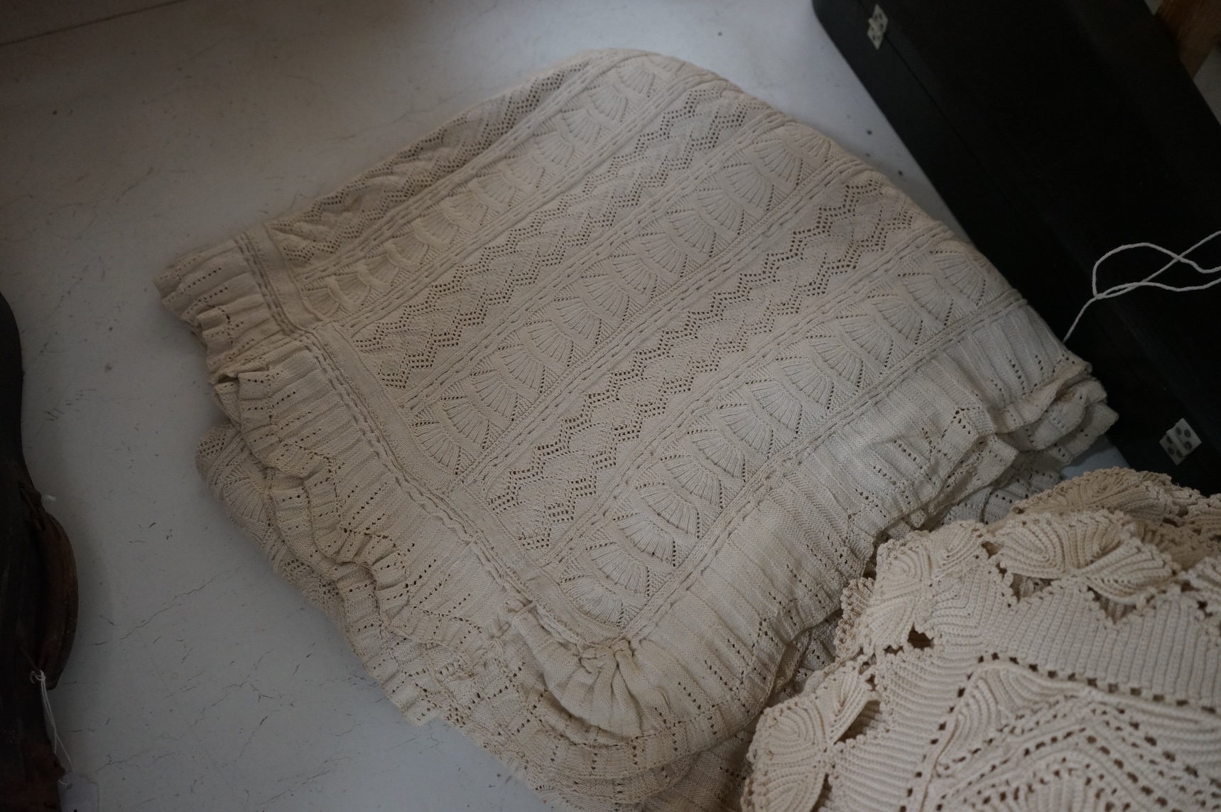 Three crochet bed covers